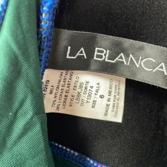 La Blanca Womens Size 6 Swim Hidden Gem Tankini Top - Picture 8 of 9